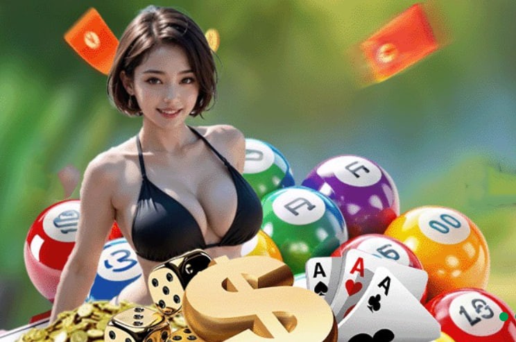 Hình ảnh quảng cáo của 8jbet hiển thị nền tảng và các lợi ích