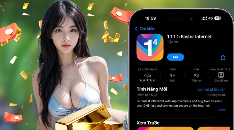 Hình ảnh quảng cáo của 8jbet hiển thị nền tảng và các lợi ích